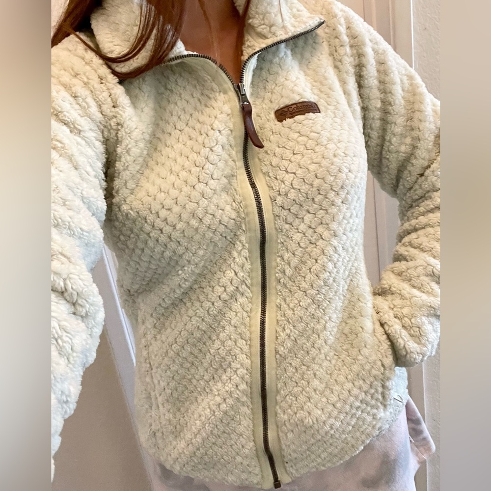 Columbia Women’s Fire Side II Sherpa Full Zip Light Lime, Size Small